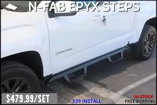N-FAB EPYX STEP BOARDS FOR TRUCKS