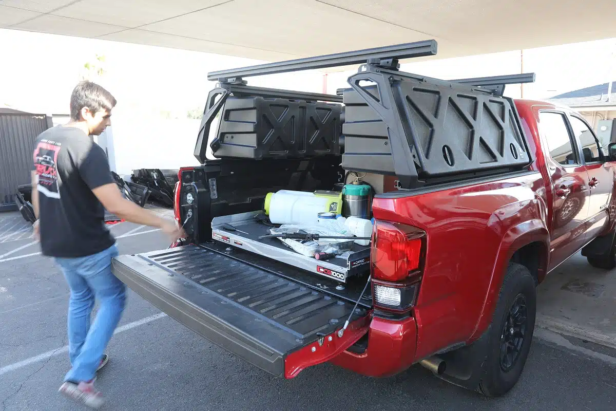 tacoma leitner truck bed rack decked cargoglide tacoma leitner truck bed rack decked cargoglide