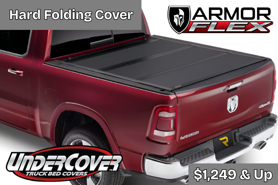hard folding tonneau cover undercover armor flex