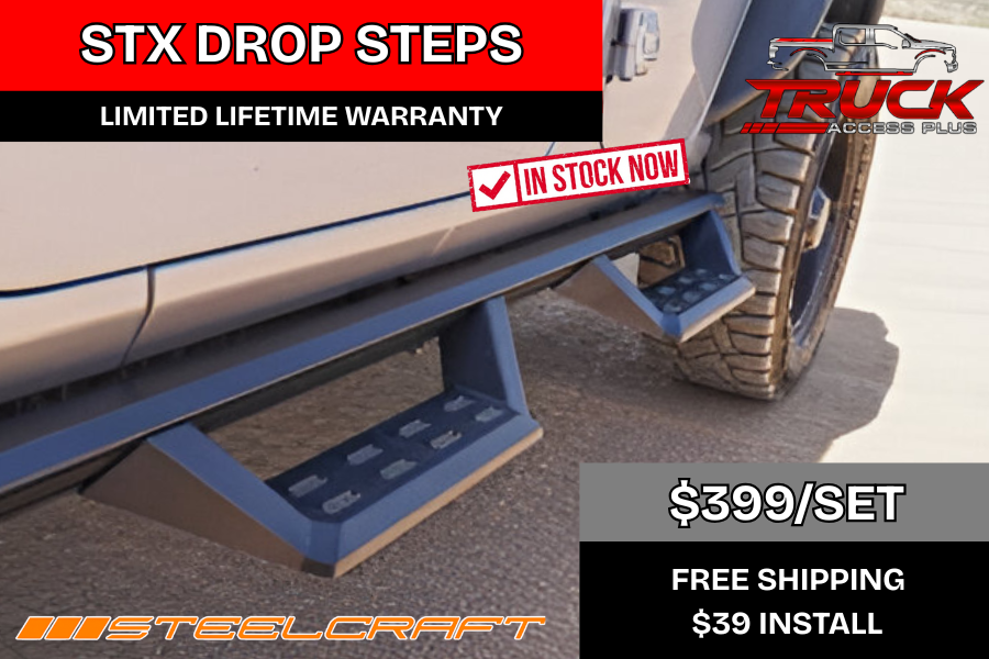 stx drop steps running boards steelcraft