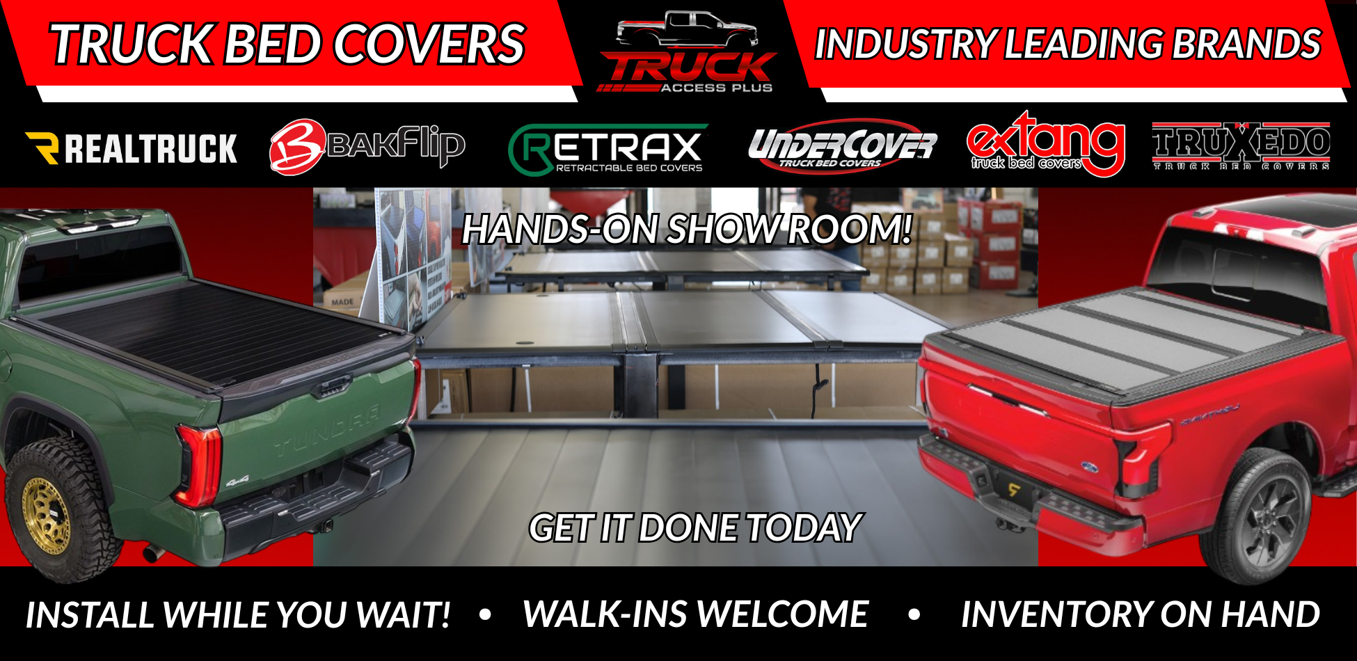 truck bed covers wide banner 2 (NEW) truck access plus store
