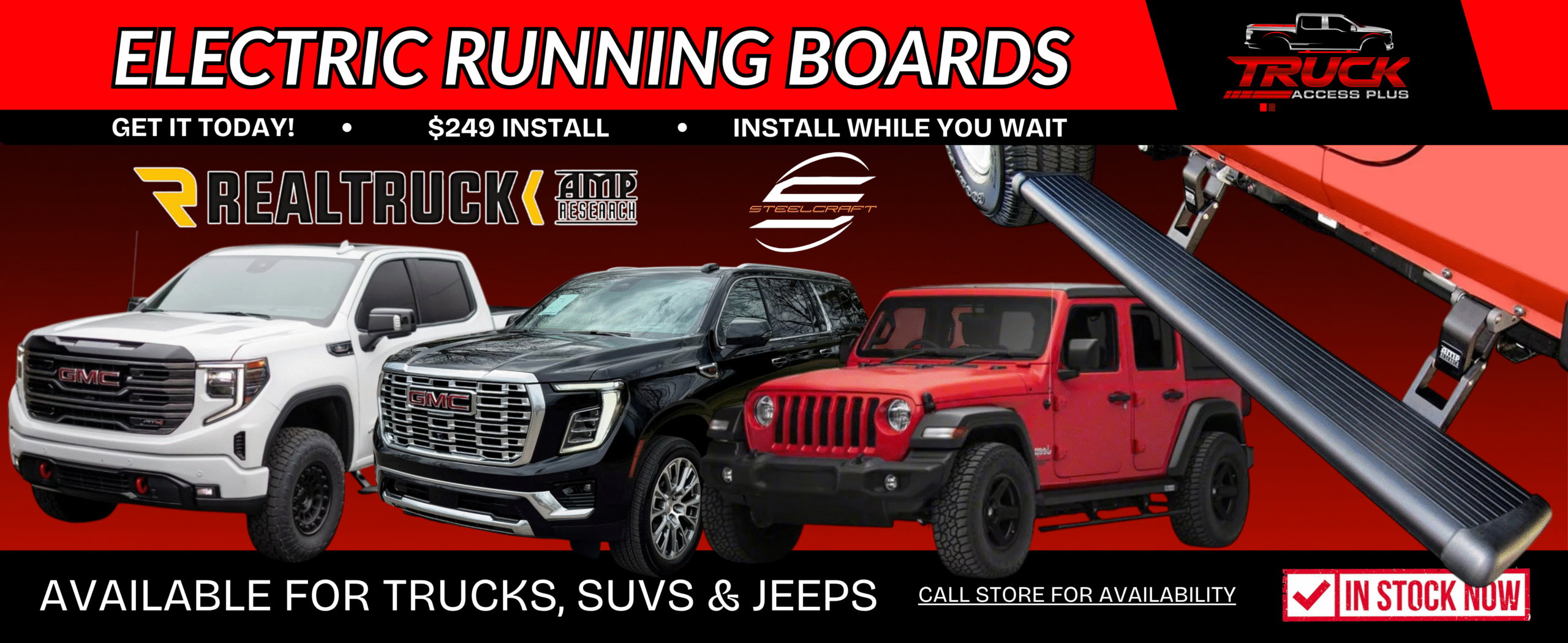 ELECTRIC STEPS BANNERS UPDATED 6-26 (NEW) AMP RESEARCH POWER STEP
