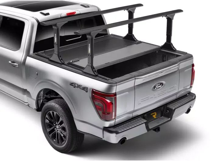 BAKFLIP MX4 TS: 2021-2025 Ford F-150 5.7' Bed BAKFlip MX4 TS (W/ T-Slot Rails Hard Folding Cover)