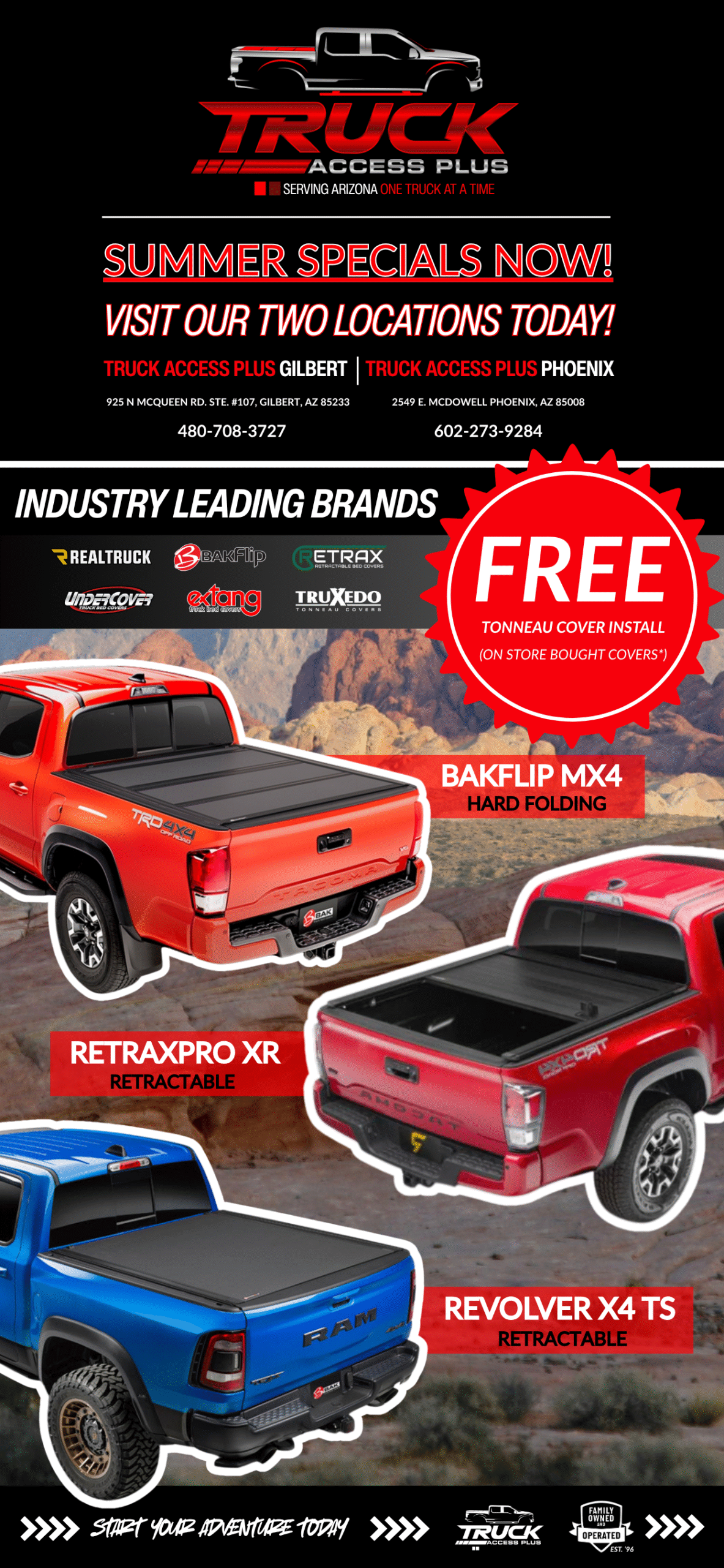 SUMMER FREE INSTALL PROMO mobile BANNER