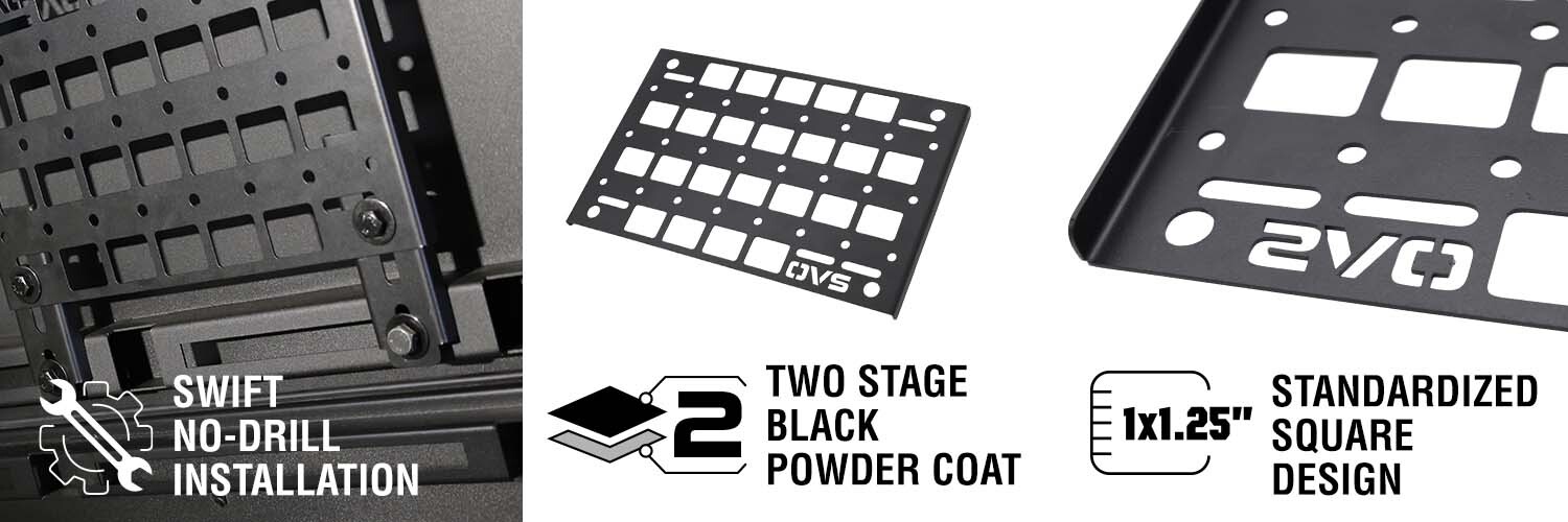OVS EXPEDITION MOLLE PANELS AT TRUCK ACCESS PLUS! VISIT US TODAY FOR TRUCK BED COVERS, STEPS, ELECTRIC STEPS, RACKS, ROOFTOP TENTS AND MORE. COME SEE THE TRUCK ACCESS DIFFERENCE TODAY!