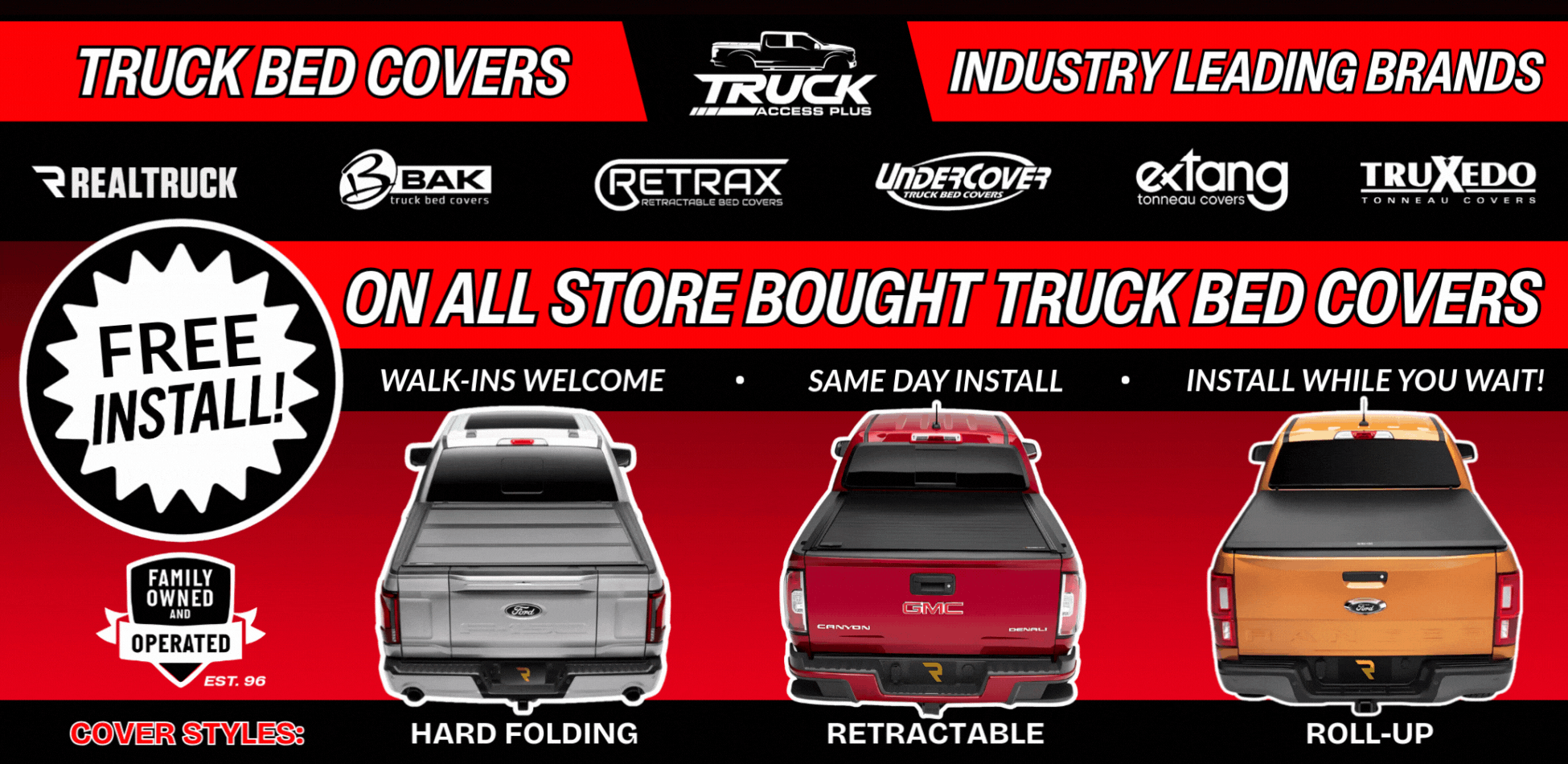 Truck access plus stone