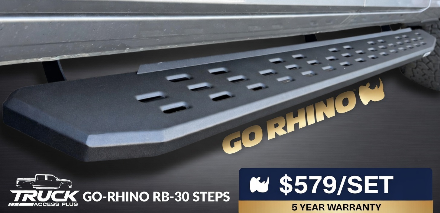 go rhino rb30 running boards for trucks