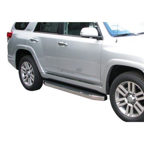 Steelcraft - STX100 Running Boards - Black/Stainless Trim - 133800