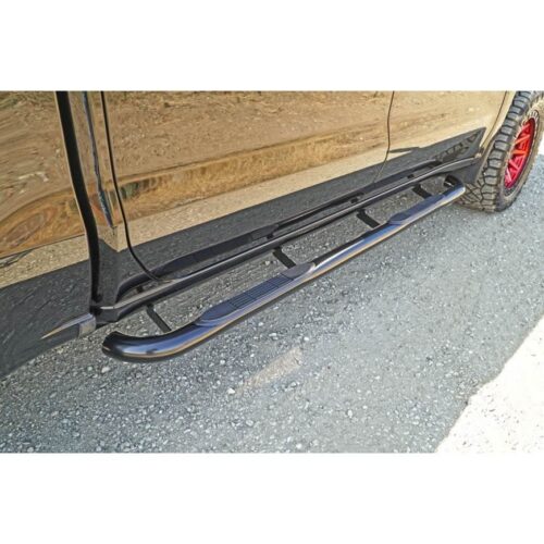 Steelcraft - 3 in. Round Sidebars - Black - 202280
