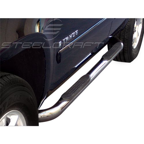 Steelcraft - 3 in. Round Sidebars - S/S - 202807