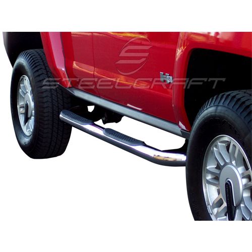 Steelcraft - 3 in. Round Sidebars - S/S - 205807