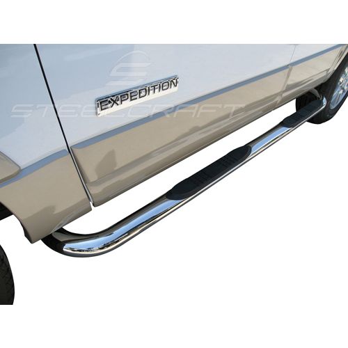 Steelcraft - 3 in. Round Sidebars - S/S - 213107