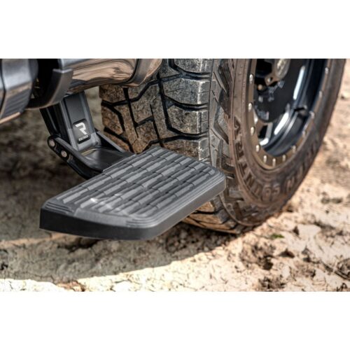 AMP Research 75412-01A BedStep2 Retractable Truck Bed Side Step for 15-24 Ford F-150