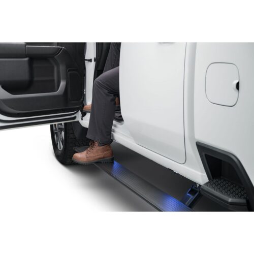 AMP Research 76332-01A PowerStep Running Boards, Plug N Play System for 2018 Ford Expedition, Excludes Max models, Gas Only