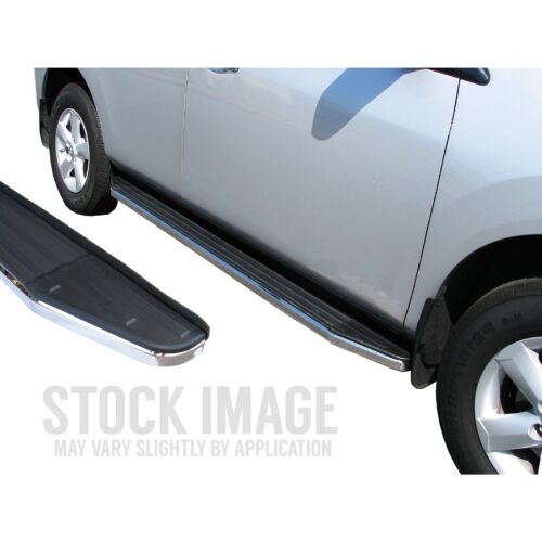 Steelcraft - STX100 Running Boards - Black/Stainless Trim - 134500