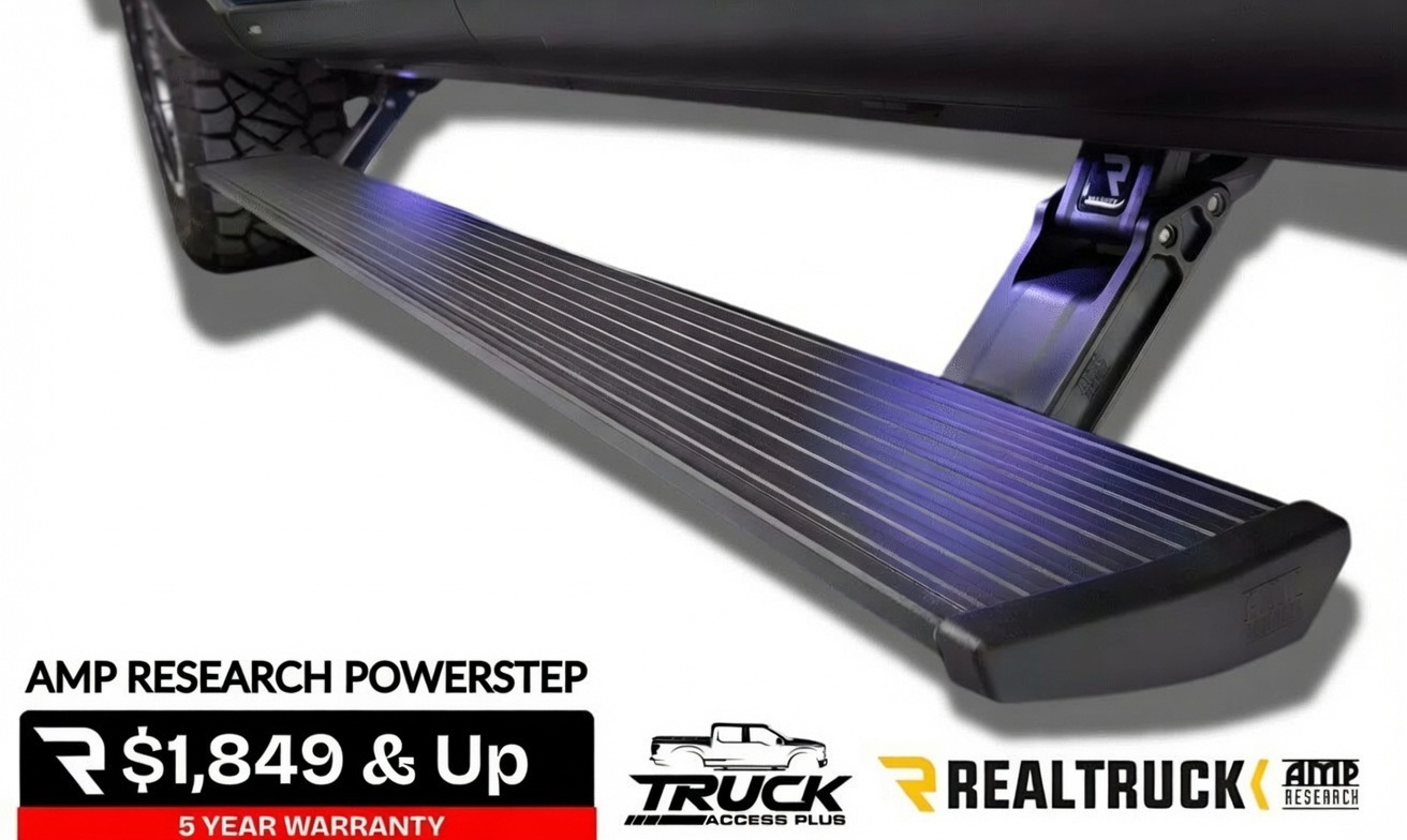 amp research power steps electric running boards