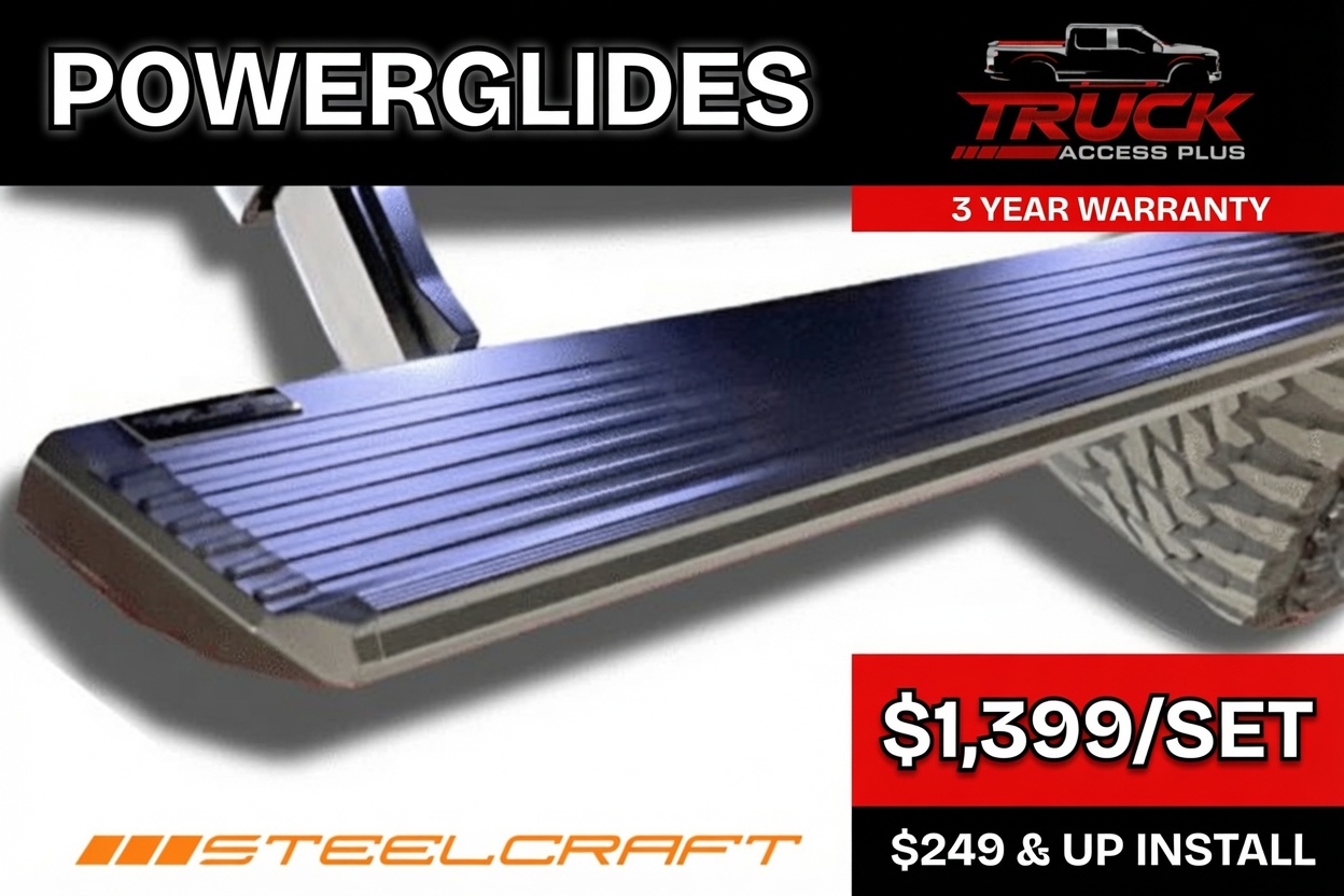 powerglide electric running boards steelcraft