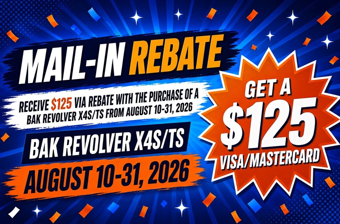 REVOLVER X4TS REBATE PROMO