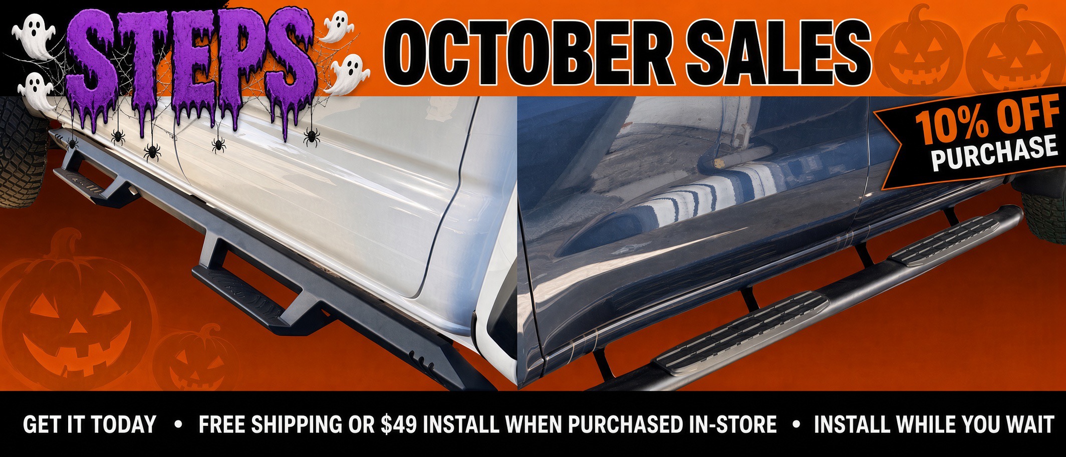 RUNNING BOARDS TRUCK STEPS SALE AZ