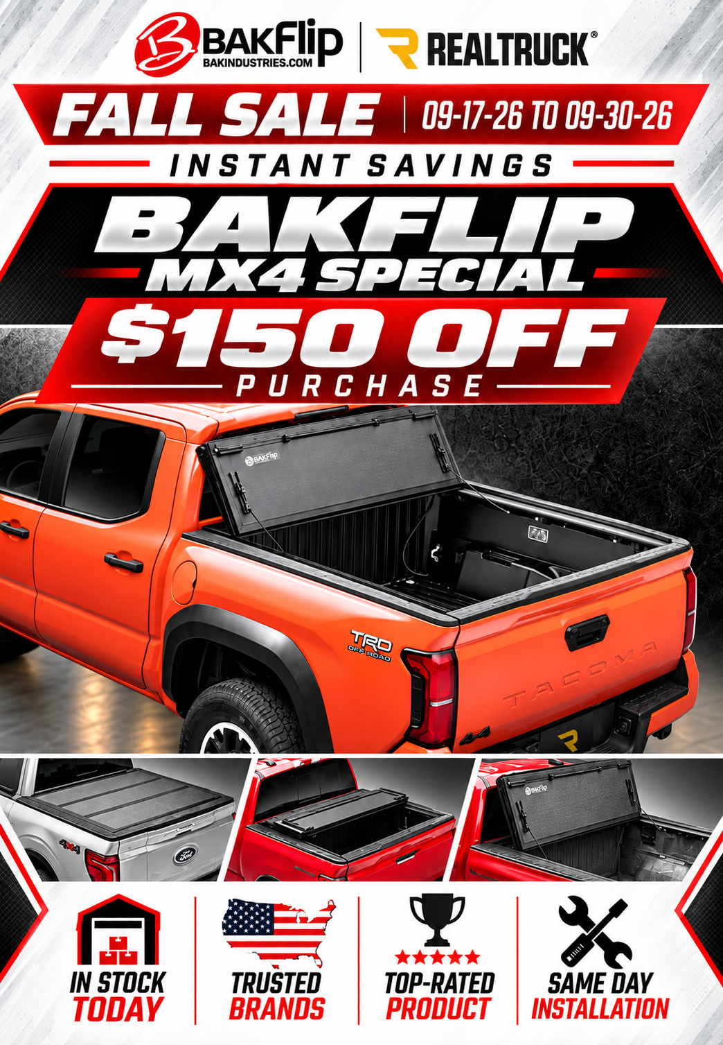 bakflip mx4 truck bed cover sale