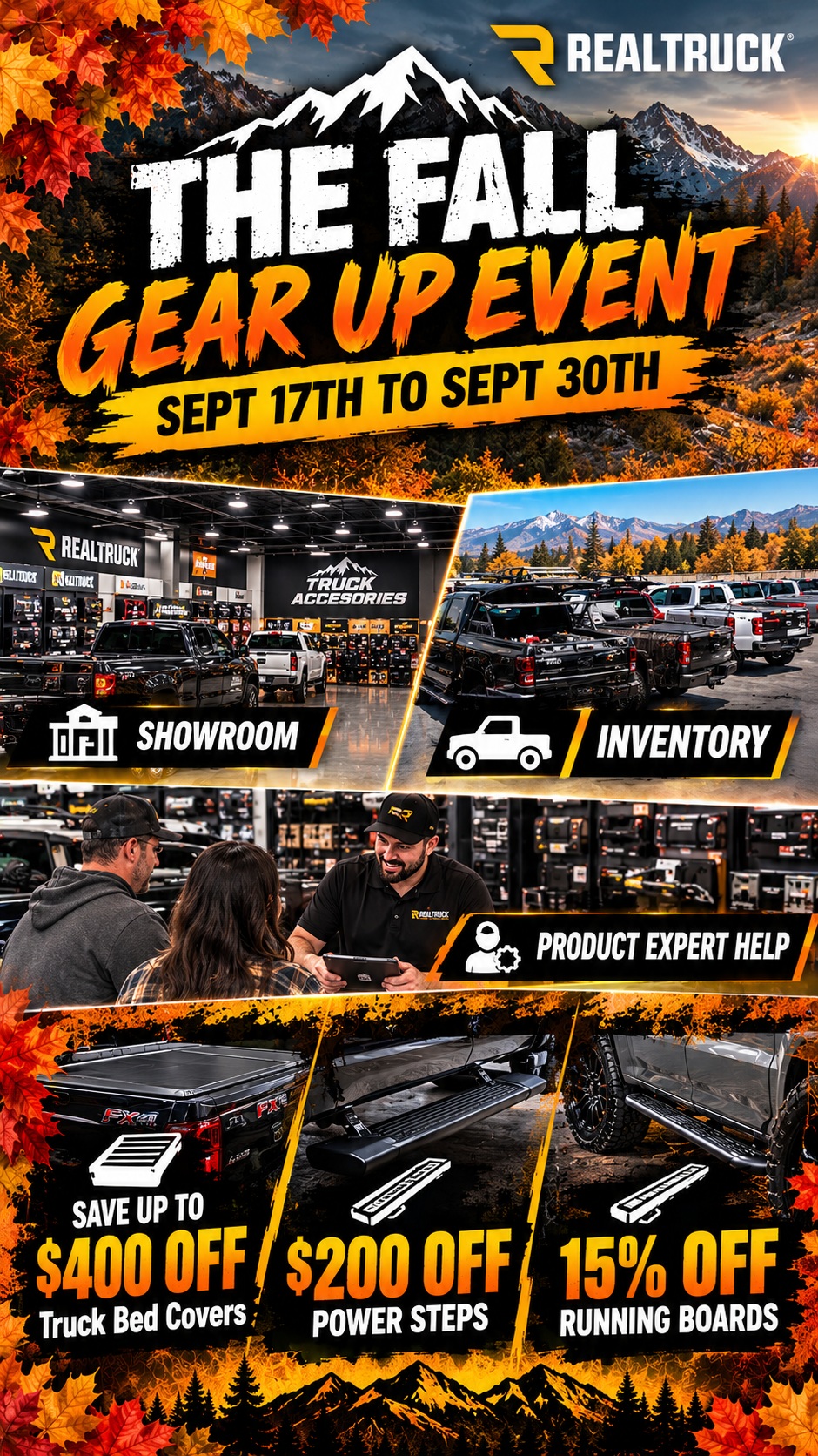 fall gear up sale truck access plus