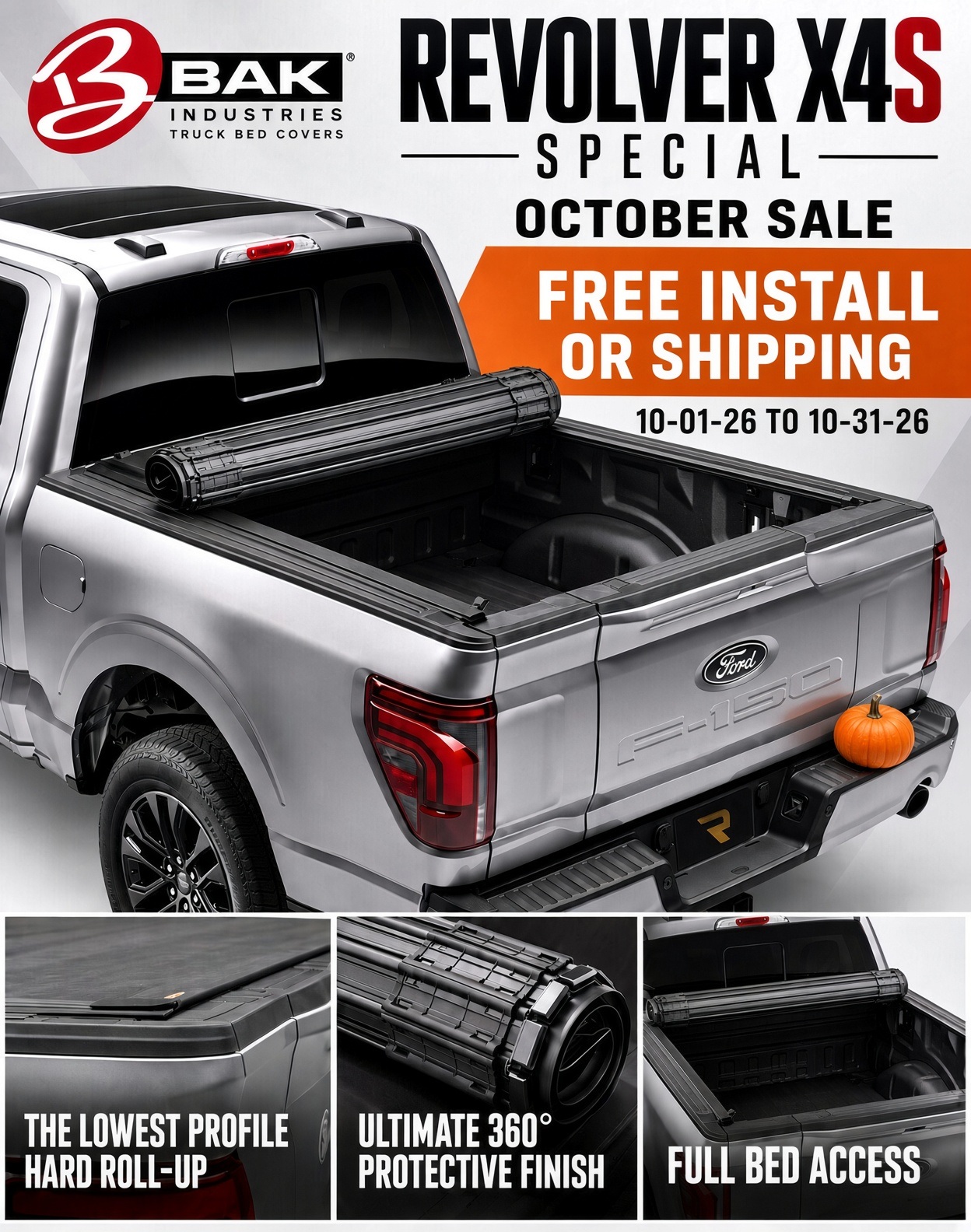revolver x4s hard roll up tonneau cover sale