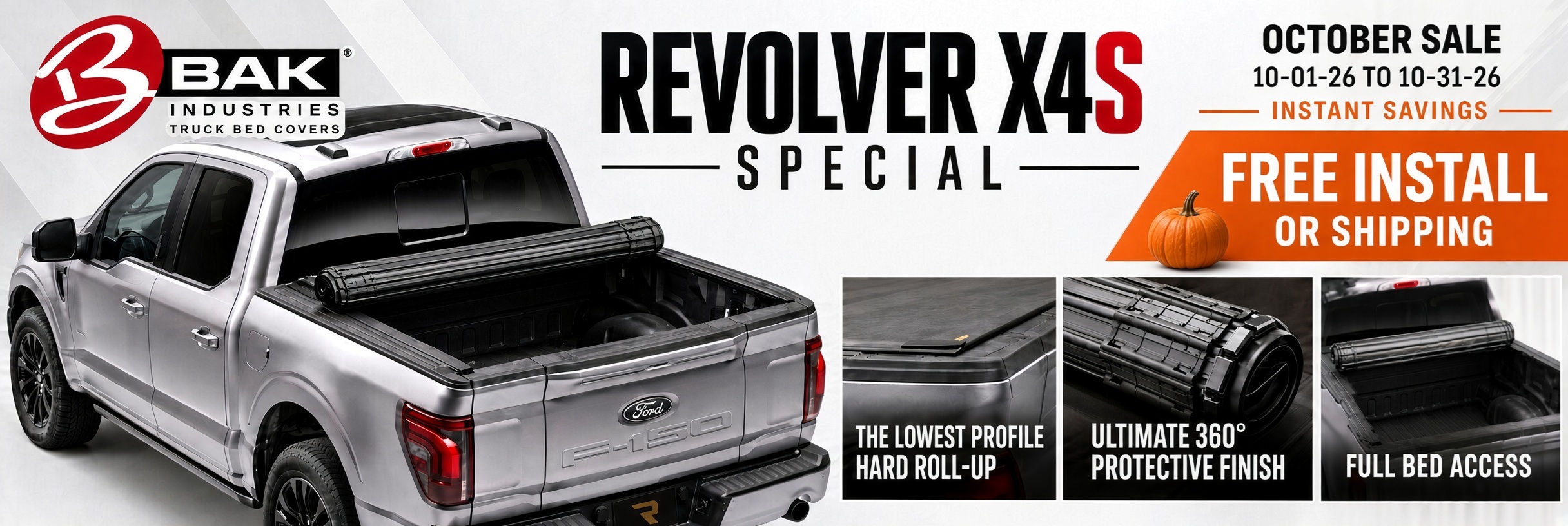 BAK REVOLVER X4S TRUCK BED COVER SALE