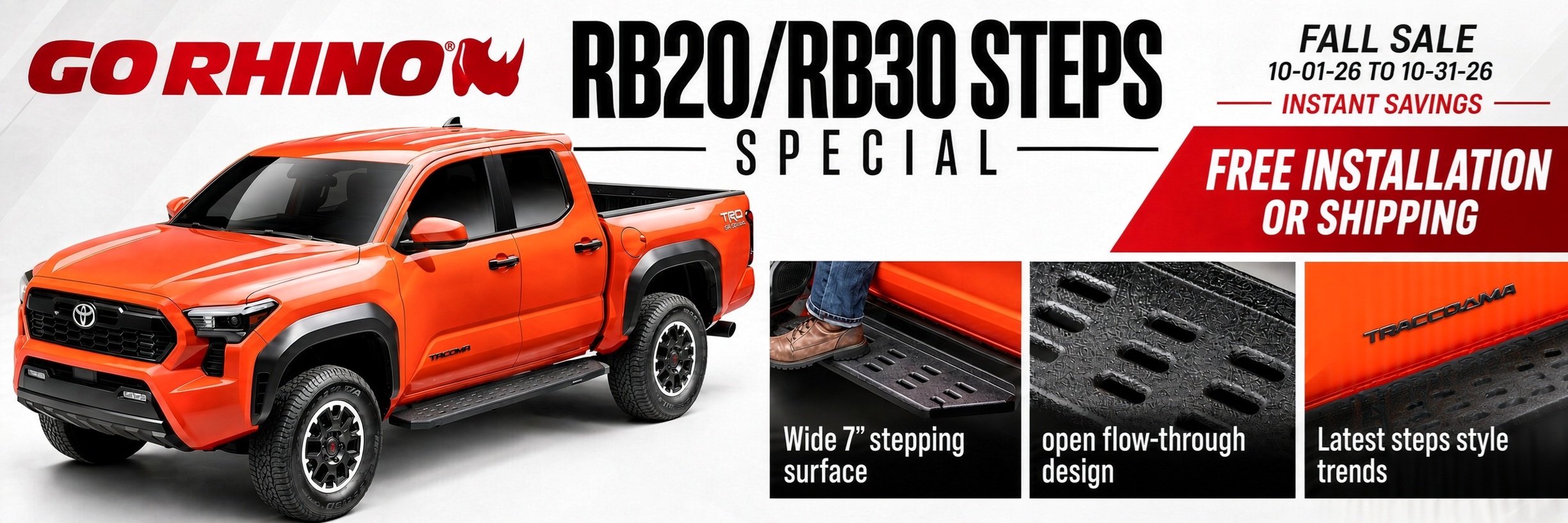 go rhino running boards sale