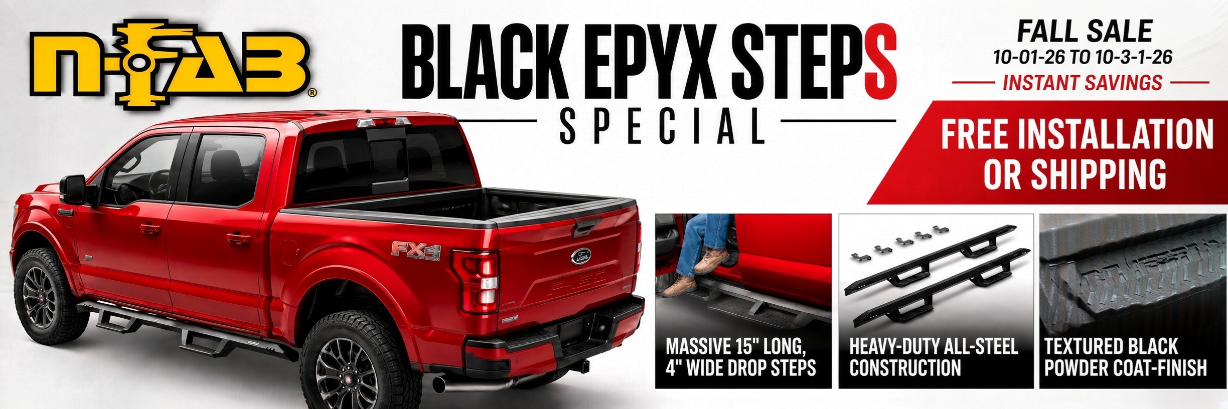 n-fab epyx running board sale